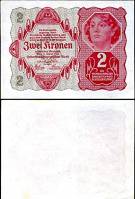 2 Krone Rakúsko 1922, P74 UNC - Kliknutím na obrázok zatvorte -
